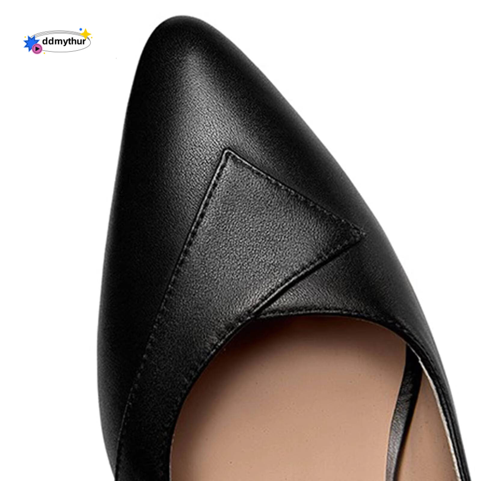 Fashion Simple Style Low Heels For Office Autumn Women Casual Shoes Thick Heel Pointed Toe Solid Color Footwear ddmythur