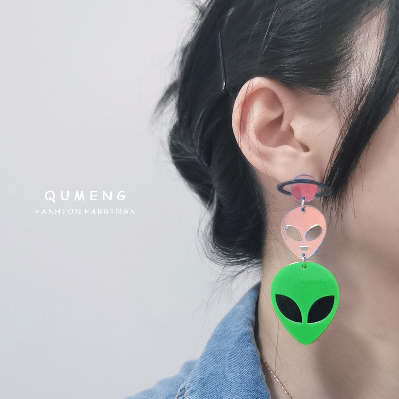 Women's Earrings 3PCS/LOT Fashion Acrylic Earrings Colourful Fashion Jewellery Holiday Gifts Party Dressing