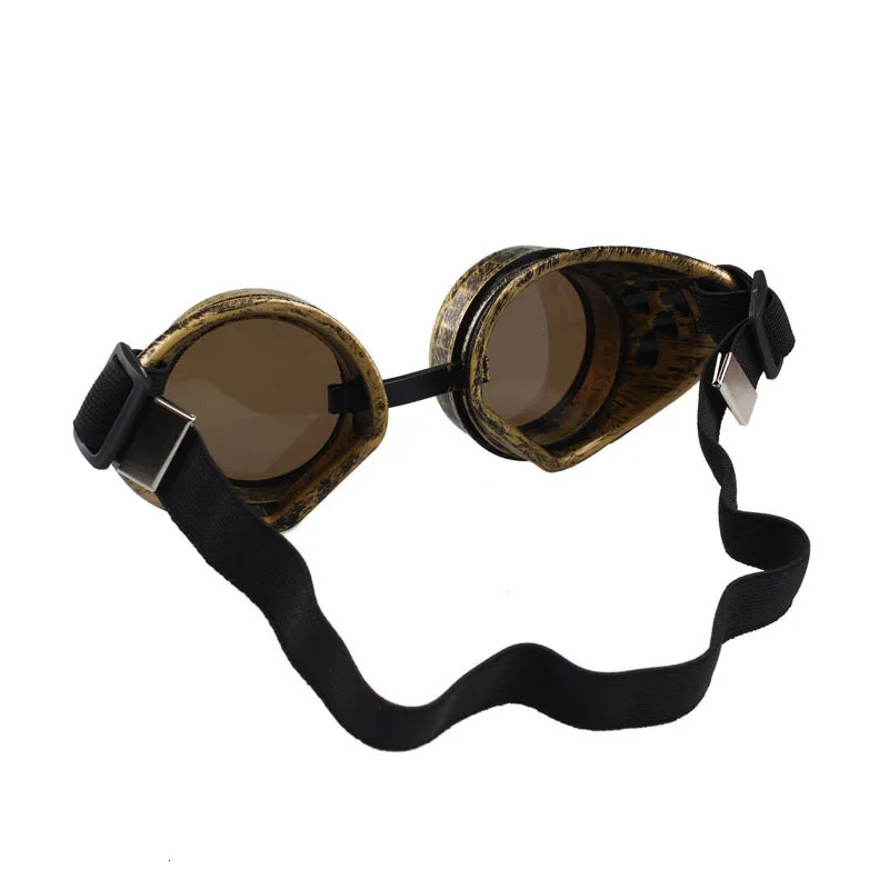 Men Sunglasses Fashion Steampunk Glasses Round Oversized Goggles Welding Punk Glasses Cosplay er Colors Lens Shades 250616
