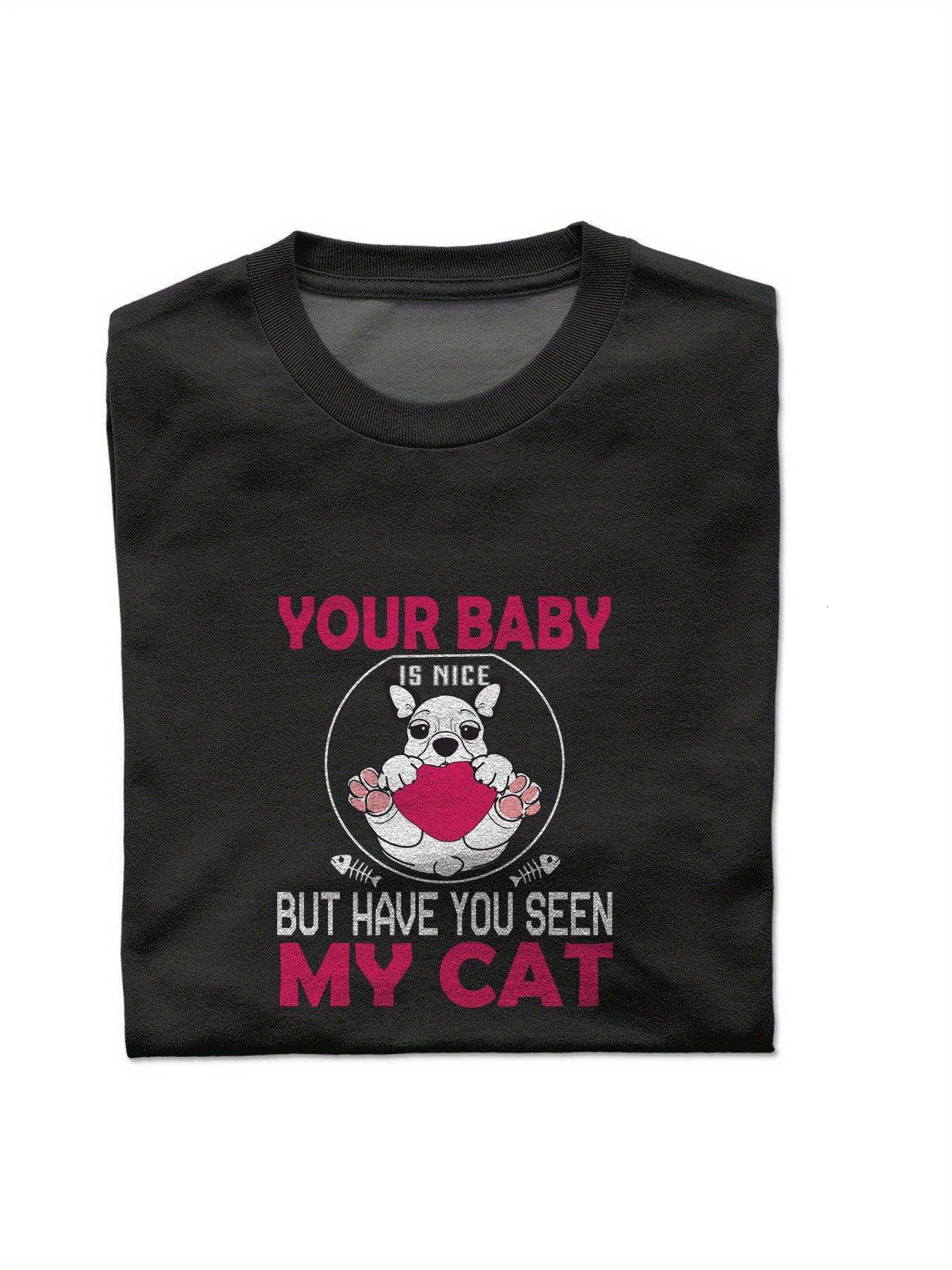Dongdumaoyi Men Round Collar Adult Black Short Sleeve Tiger T Shirts 180G White Text S-3Xl Cotton 11fb