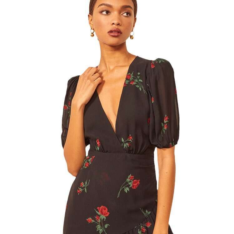 Maxi Dress for Women Promdress Vestidos 244 # Ref Rayon Dress 2025 Summer New French Style Womens Fashion