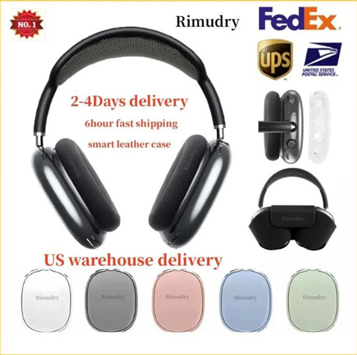 USA Stock for Apple Airpods Pro 2 Max Bluetooth Headphone Maxes Earbuds Accessories Airpod TPU Silicone Case AirPodsPro Max 2 ANC Noise Cancelling Headset Cover Case