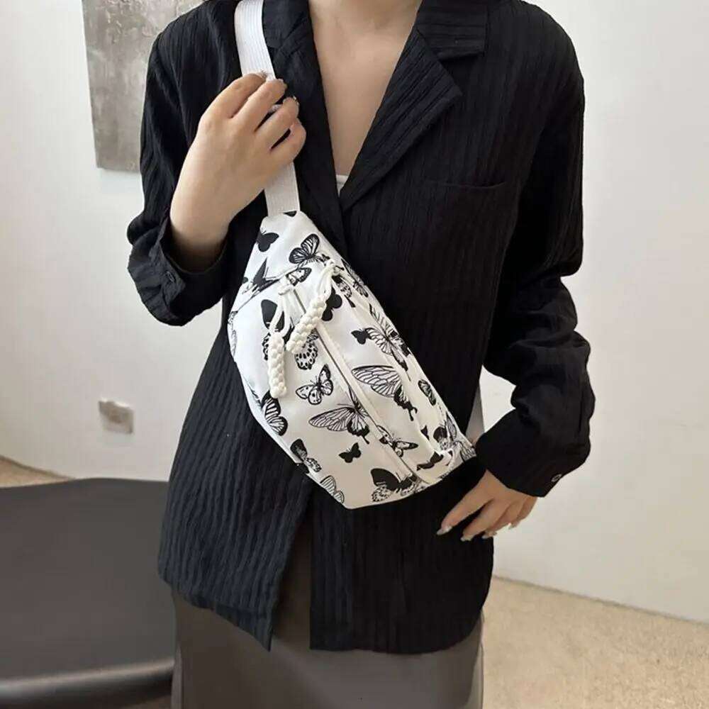 Oxford Leopard Print Belt Waterproof Fashion Butterfly Bag Multifunctional Adjustable Shoulder Strap Waist Packs bag