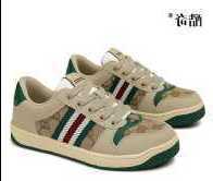 retro leather shoes low top sports shoes green sports shoes