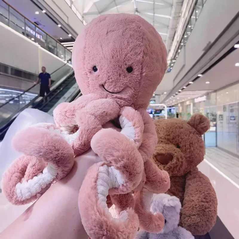 49cm Octopus Plush Toy Octopus Doll Girl Sleeping Doll Home Decoration Gift Interactive Toy Pet Supplies T250617