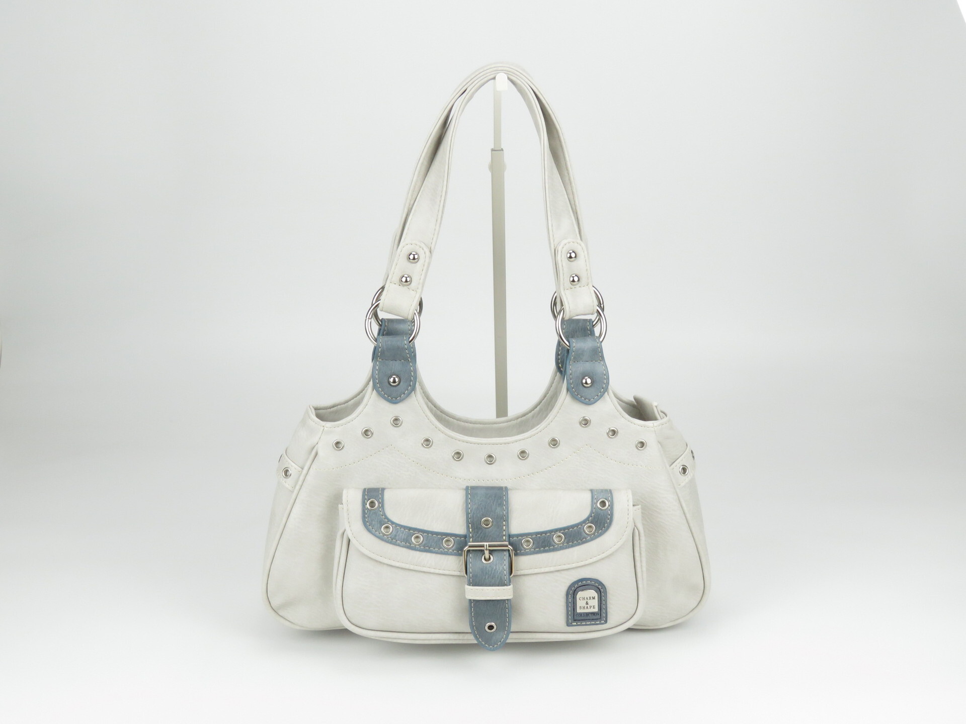 Free Shipping 2025 New Designer Bag Fashionable And High-quality Shopping Bag Trendy Women's Blue And White Single Shoulder Handbag