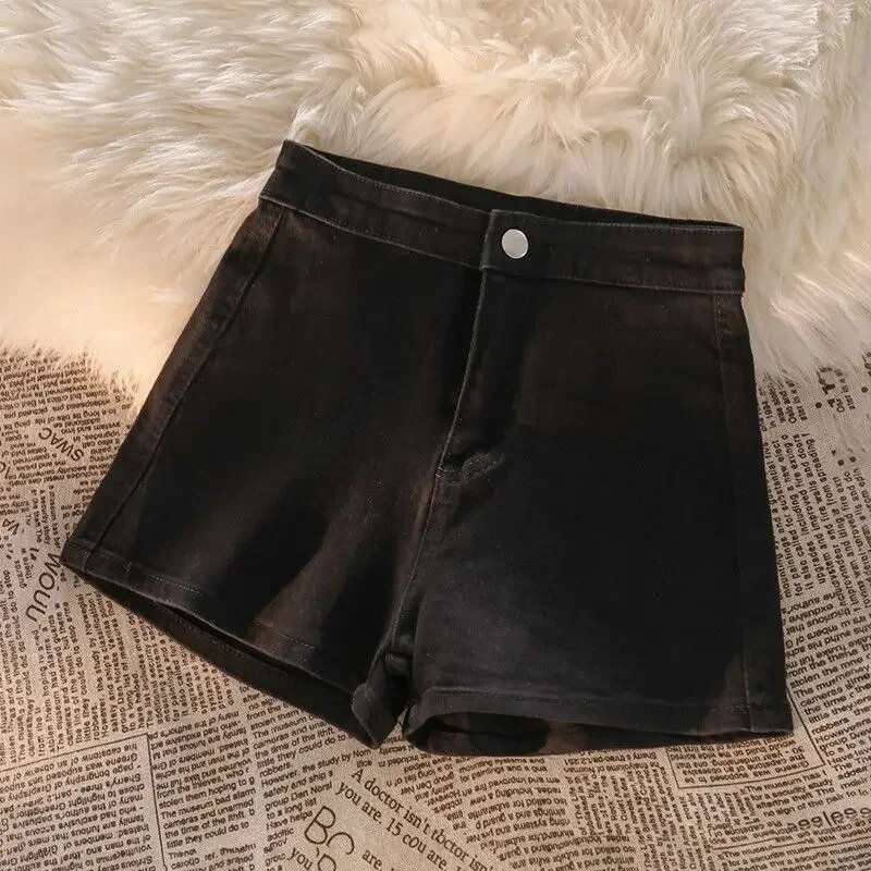 Trend 2025 Female Short Jeans Pants Skinny Womens Denim Shorts Booty Tight Wide Fashion Clothing Outdoor Outfits Kpop Flowy Hot
