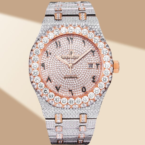 Fully Automatic VVV Moissanite Dia Studded Iced Out Hip Hop Buss Down Watch, Stylish wristwatch, Men's Women's Watches Fast delivery