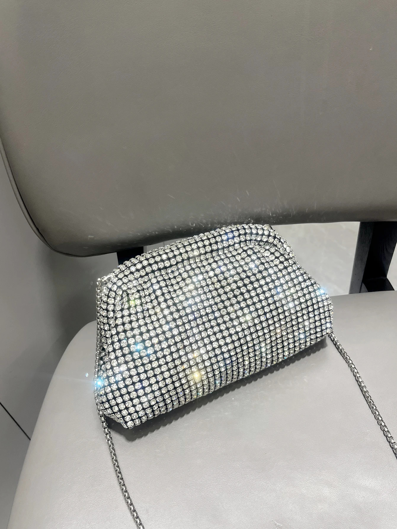 Luxury Designer Rhinestones Clutch Purse Bag for women handle bag Shoulder evening banquet 250614