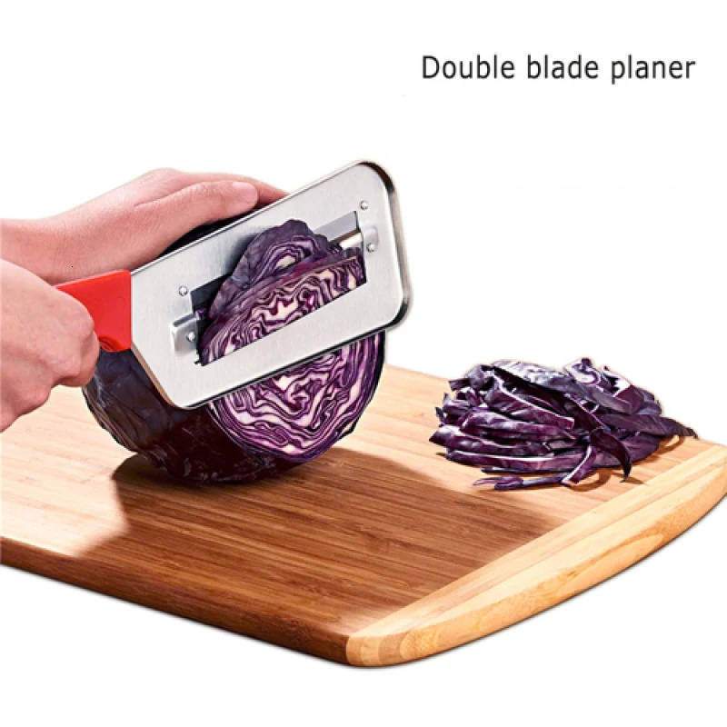 Multifunctional Stainless Steel Cabbage Slicer Kitchen Grater with Sharp Steel Blade for Fruit Vegetable Kitchen Cooking Gadgets 250614