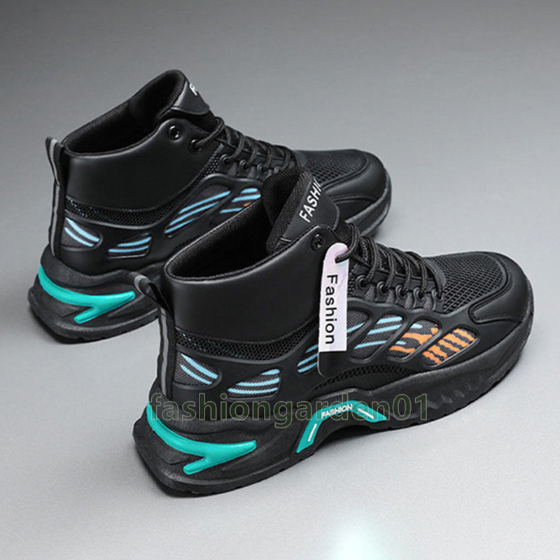2025 Designer Shoes mens trainers running shoes sneakers Inner Height Spring Autumn Fashion Daddy's ankle-high mesh Breathable mens shoes free sh