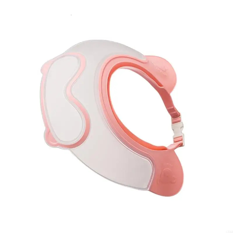 C5AA Bath Hat Adjustable Protective Hair Washing Caps for Toddler Cartoon Shower Caps Enjoy Safe Bath Hour 250617