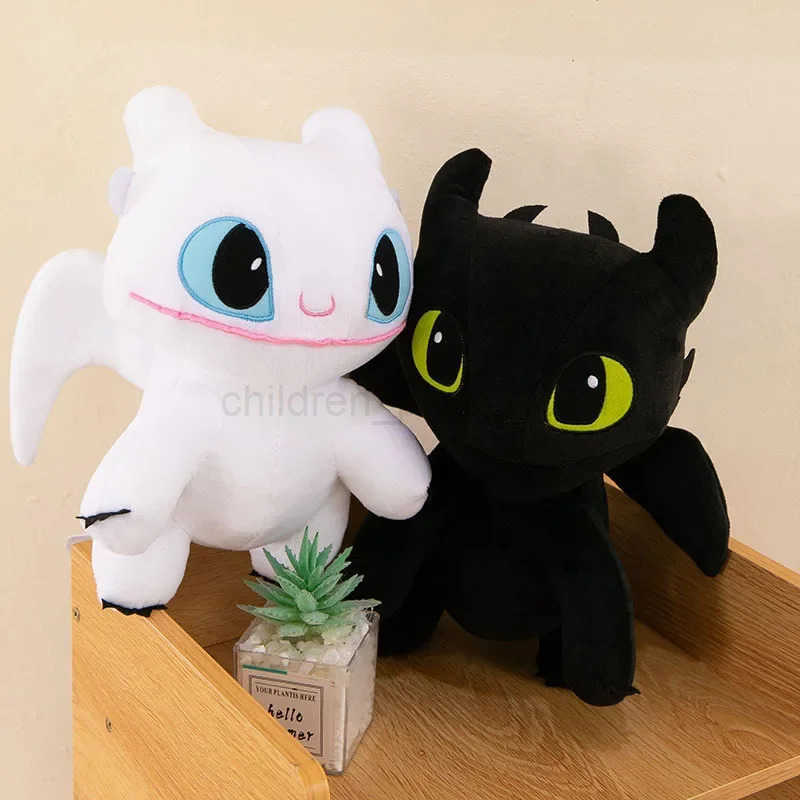 Disney Toothless Dragon Plush Body Pillow Cute Cartoon Stuffed Cushion Soft Kawaii Decorative Body Pillow Sleeping Back Cushion Decor W250617