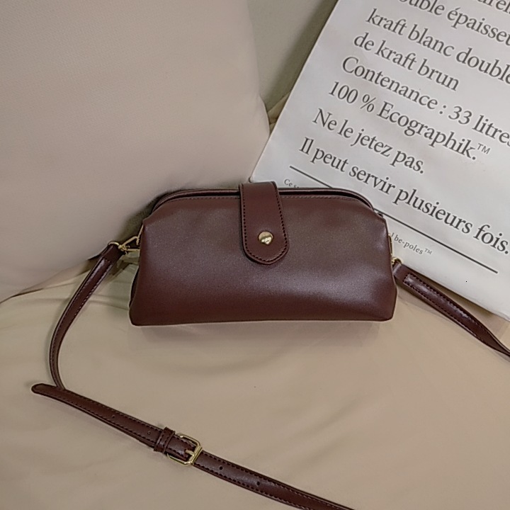 Free Shipping 2025 New Designer Bag Retro Women's Handmade Soft Mouth Shoulder Handbag Casual Fashion High-quality Shopping Bag