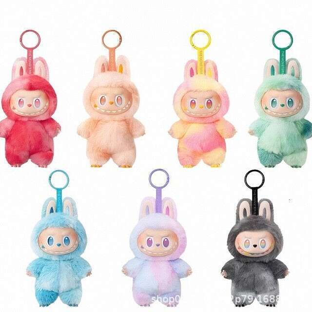 Motherland Edition Plush Pop Mart Third Generation Labubu 3.0 Vinyl Doll Keychain Trendy Toy Blind Box Pendant