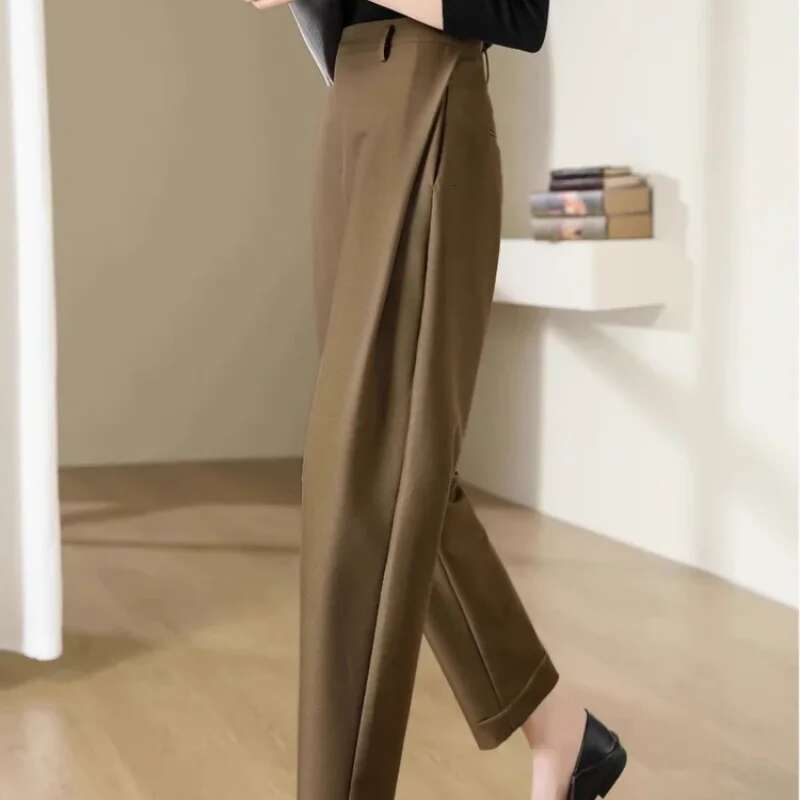 Baggy Harem Woman Trousers Straight Leg Loose Comfortable Stretch G Trends 2025 Outfits One Size 90s Original Pants for Women