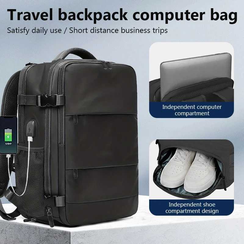 Mens Large Travel Backpack 40x28x15 Cabin Bag for Women Airline Approved Waterproof Laptop Backpack Executive Work Bag Z250617