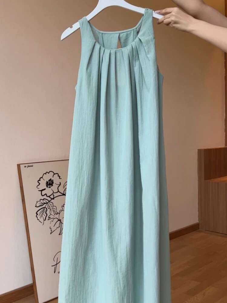 Womens Dress Loose Holiday Female Dresses Beach Birthday Midi Retro Sensual Sexy Trendy One Pieces Aesthetic Harajuku Vintage G