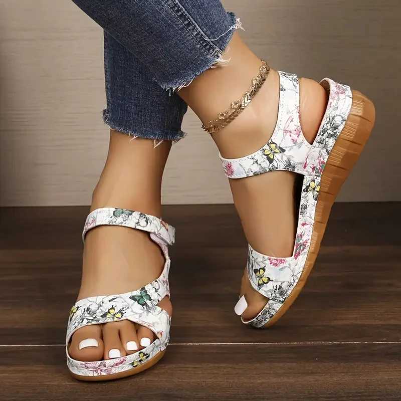 Women Sandals 2025 New Summer Beach Sandals Women Heels Sandalias Casual Wedges Footwear Summer Shoes Soft Heeled Sandals Woman Z250617