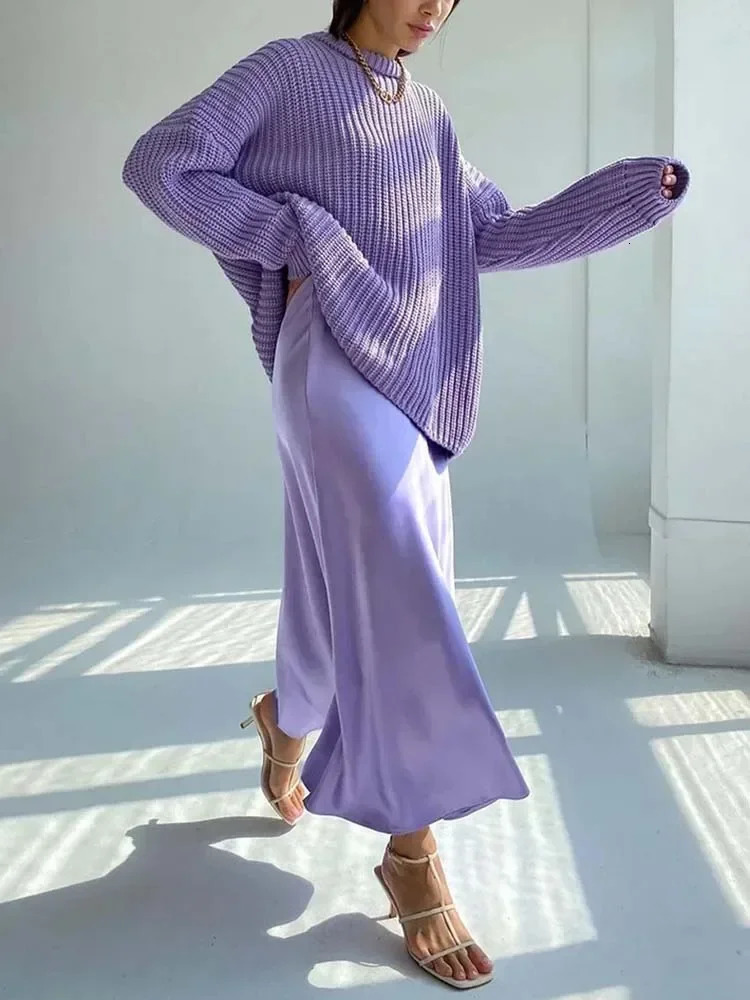 Silk Satin Skirts for Women High Waisted Skirt 2025 Women A-Line Elegant Skirts Summer Pink Midi Skirt Korean Style 250614