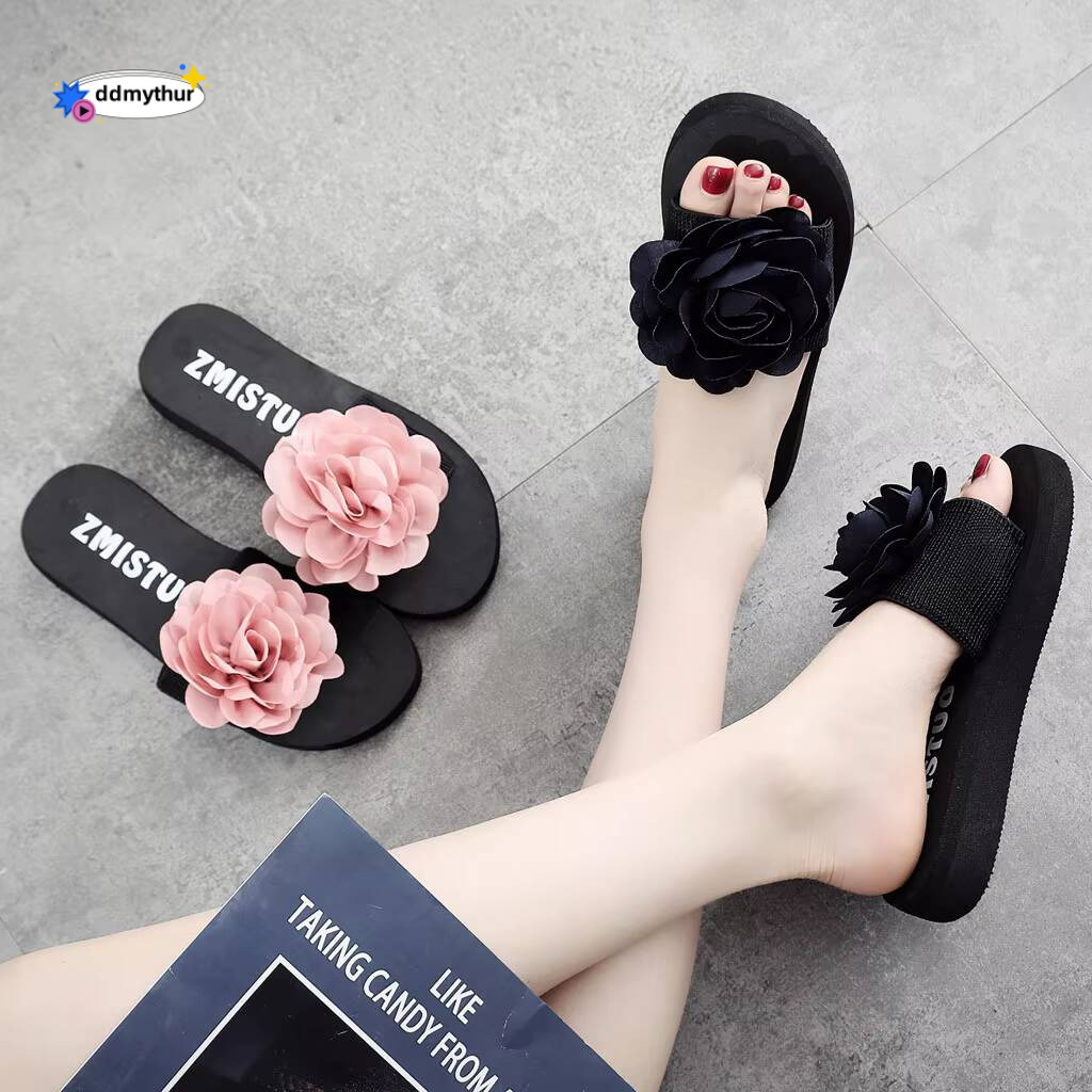 Women Size 8 1/2 Beach Wedges Ladies Outdoor Sandals Bohemia Flower Womens Shoes Wide Width Slippers ddmythur
