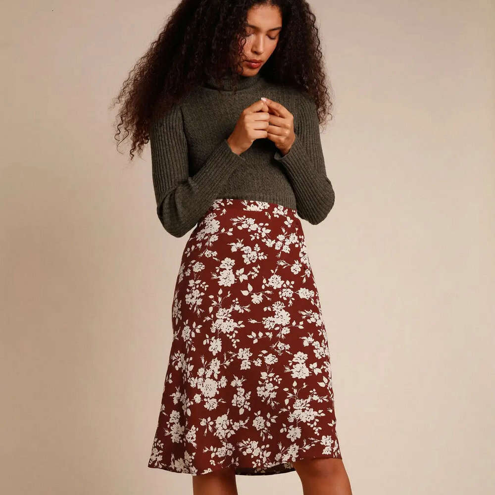Designer Dress Vestido Partydress 540 Spring Summer New 2025 Printed Asymmetrical Slim Fit Feminine Waist-cinching Midi Skirt French Style Womens Fash
