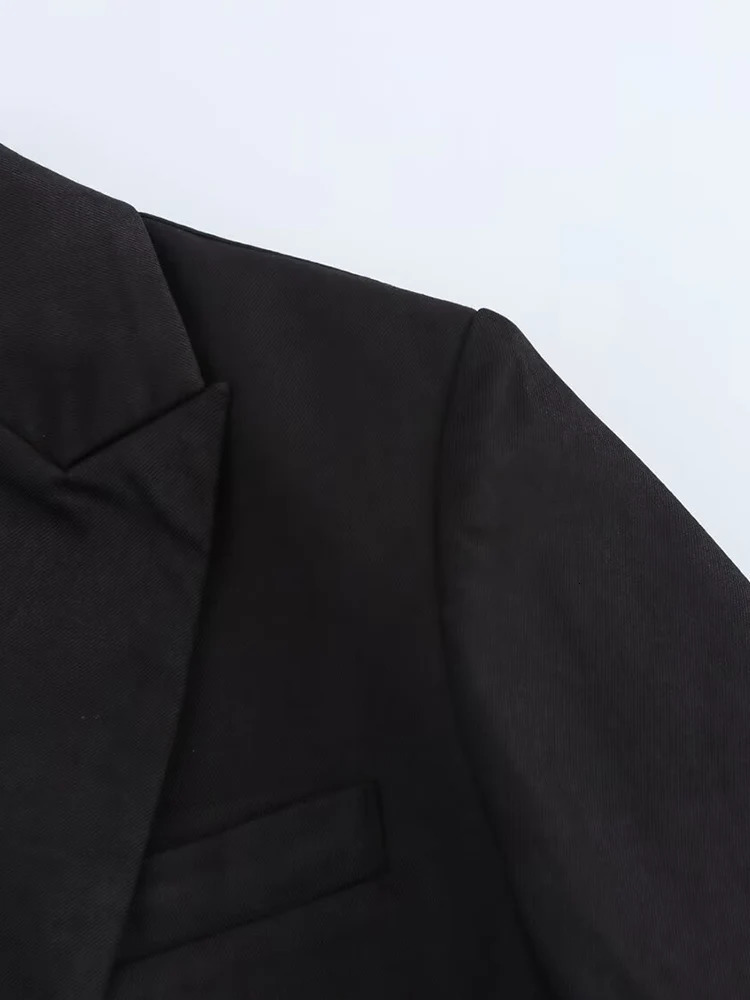 autumn and winter slim suit jacket asymmetrical lace-up slim fit capable commuting temperament womens suit 250614