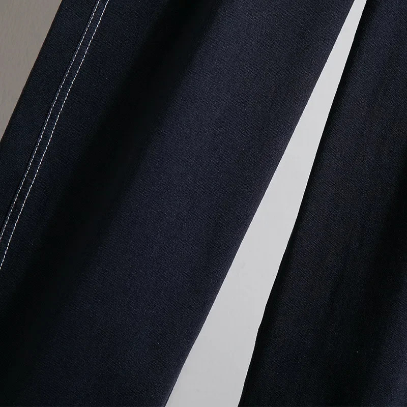 Plus Size High Waist Knitted Denim Jeans Women Spring Autumn Loose Slimming plus Size Big MM Dad Cucumber Pants Casual Fashio 250609