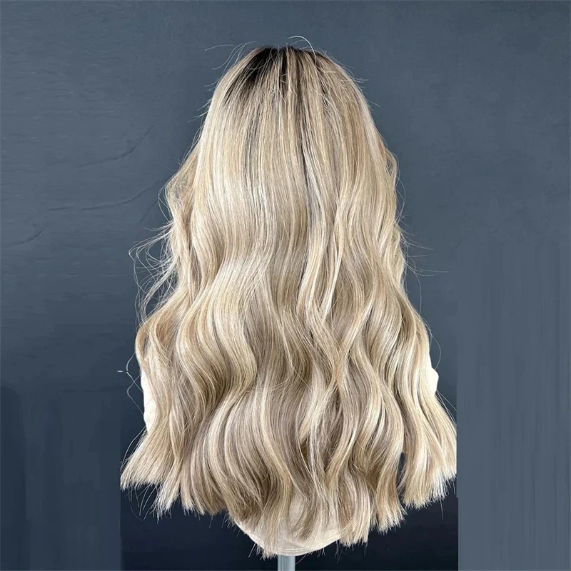 Lace Front Wig Human Hair 13x4 Blonde Human Hair Wigs 250% Density Body Wave Lace Front Wigs Human Hair Pre Plucked Wear And Go Synthetic