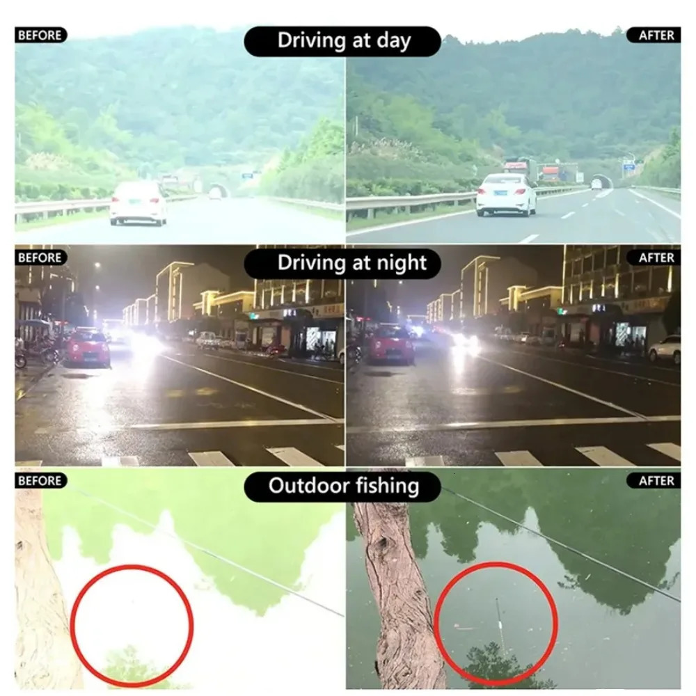 KKJOY Pochromic Polarized Sunglasses UV400 - Day Night Vision Driving Fishing Chameleon Eyewear 250616