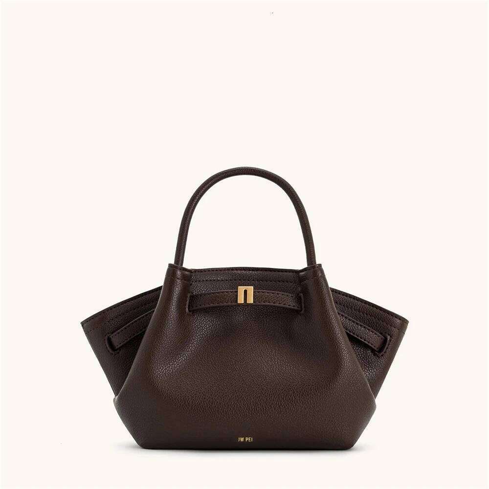 2025 New Women's Crossbody Shoulder Bury Mini Vegan Tote Handbag JW PEI Dumpling Bag High Quality Leather Wallet