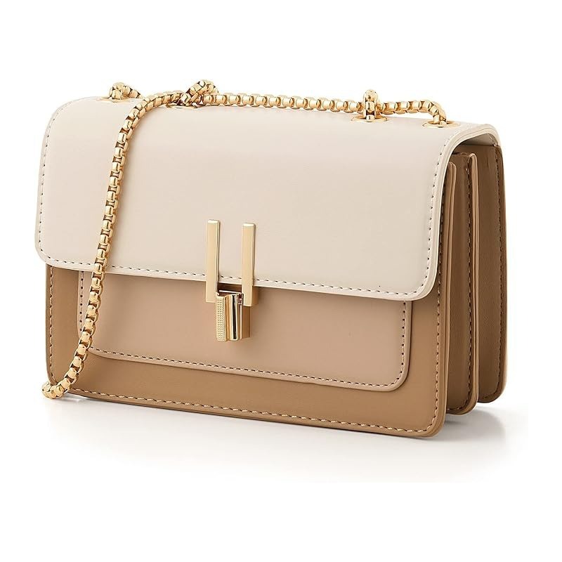 Top quality Brand High Quality New Style Color-Block Fashion Casual Leather Crossbody Wallet Cute Handbag Shoulder Medium Crossbody for Women New