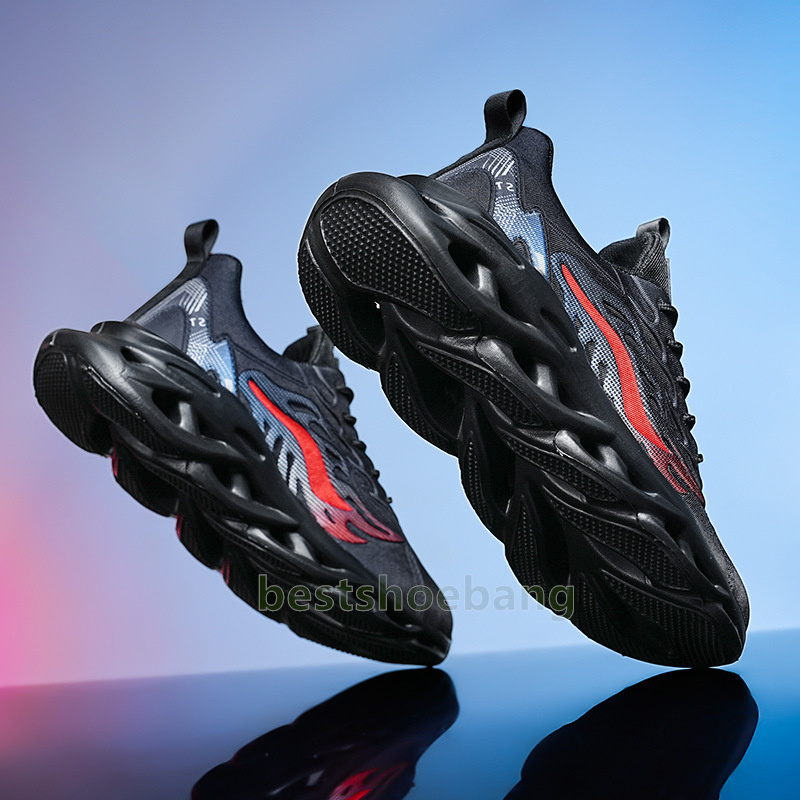 Mens Shoes Mesh Trainers Running Shoes Breathable Sneakers Fashion Lightweight Woven Flamestrike Chinese Style Runners Sports Daddy Shoes Free Shippin
