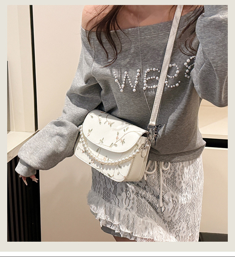Free Shipping 2025 New Designer Bag High-end Fashion Lace Pearl Women's Single Shoulder Handbag High-quality Large Capacity Shopping Bag