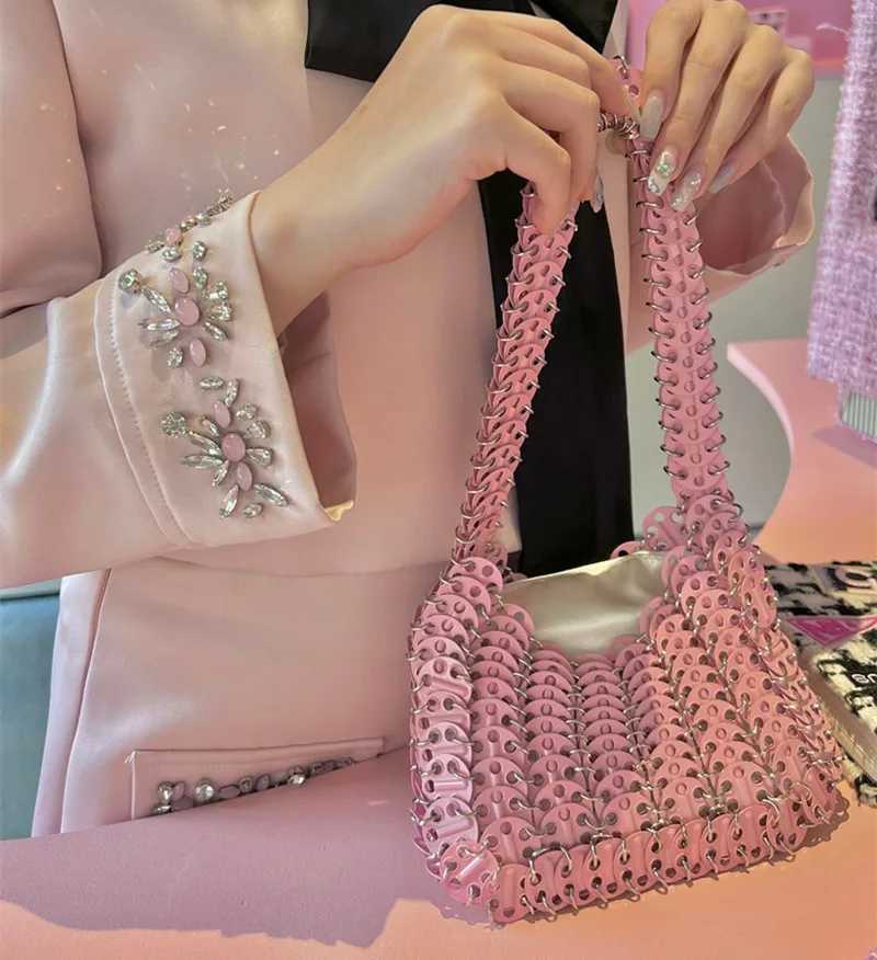 Womens Bag Designer Aesthetic Bags Handbag Metal Hollow Tote Bag Wedding Party Clutch Female Evening Bag Shoulder Bag Z250617