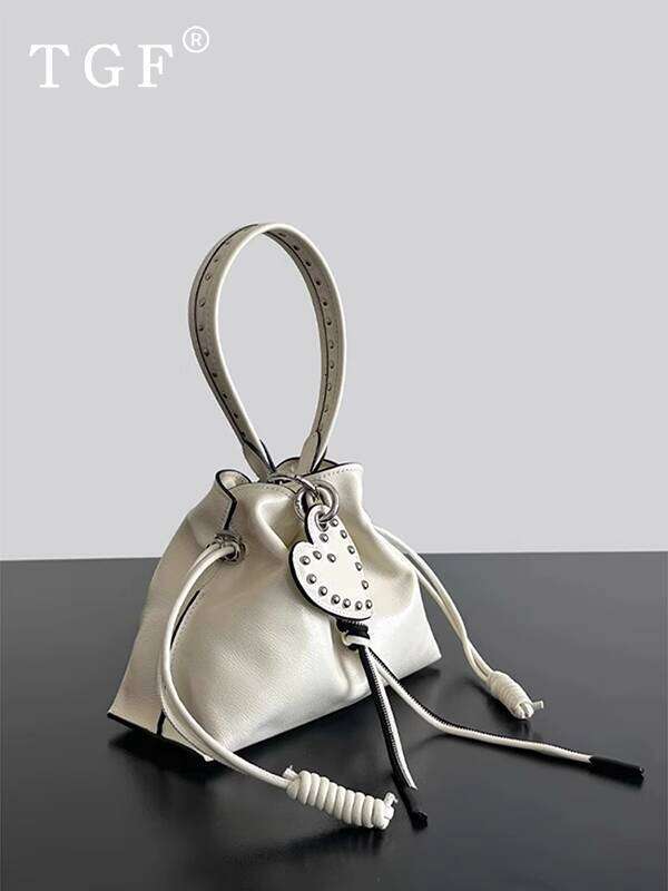Handbag Women s New Trend Summer Fashion Versatile Drawstring Pleated Simple Shoulder Crossbody Bucket Bag