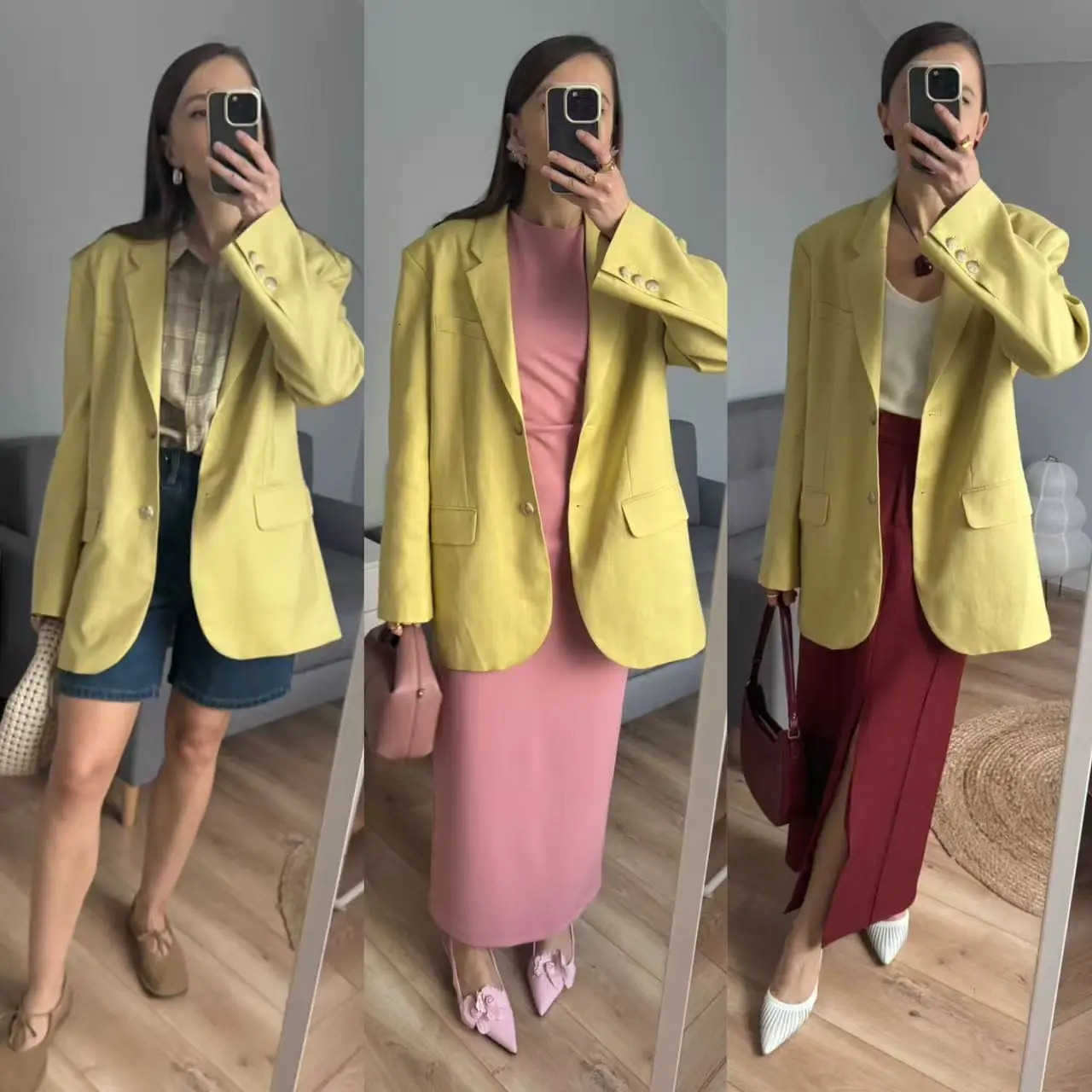 2025 Spring Summer Women Fashion Linen Basic Jacket Basic Blazer 250614
