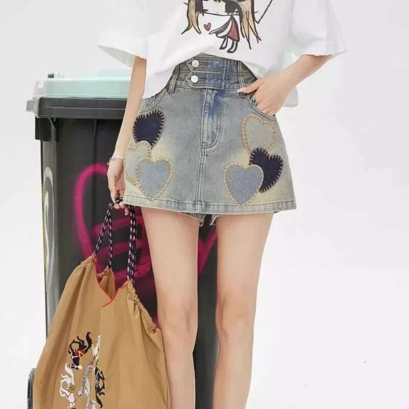 Zipper Jeans Skirts for Women Wrap with Pocket Woman Denim Skirt Tight Mini High Waist Short Y2k Vintage Clothing Trend 2025 V