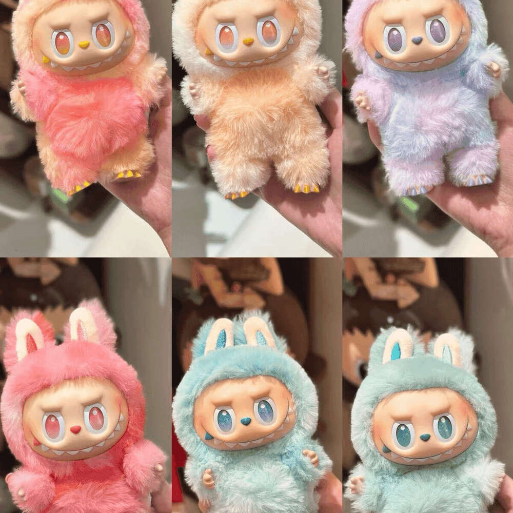 Guochao Play LABUBU Front High Energy Labubu Third aron 3rd Generation Vinyl Plush Doll
