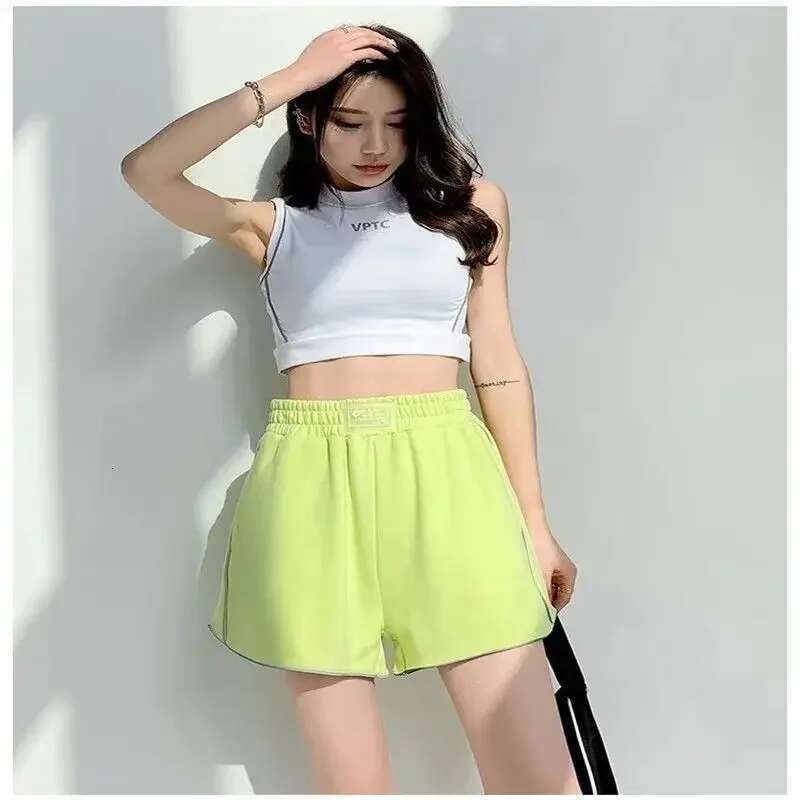 With Waist Pocket Short Pants Woman Streetwear Elastic Shorts for Women Flowy Elegant Wholesale Summer Fashion Clothing 2025 XL
