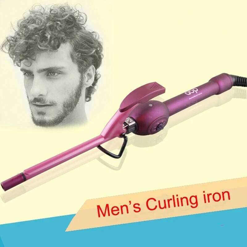 Professional Hair curler men best iron sticks ultrafine 9mm deepwave curling hair stick curlers fluffy finest