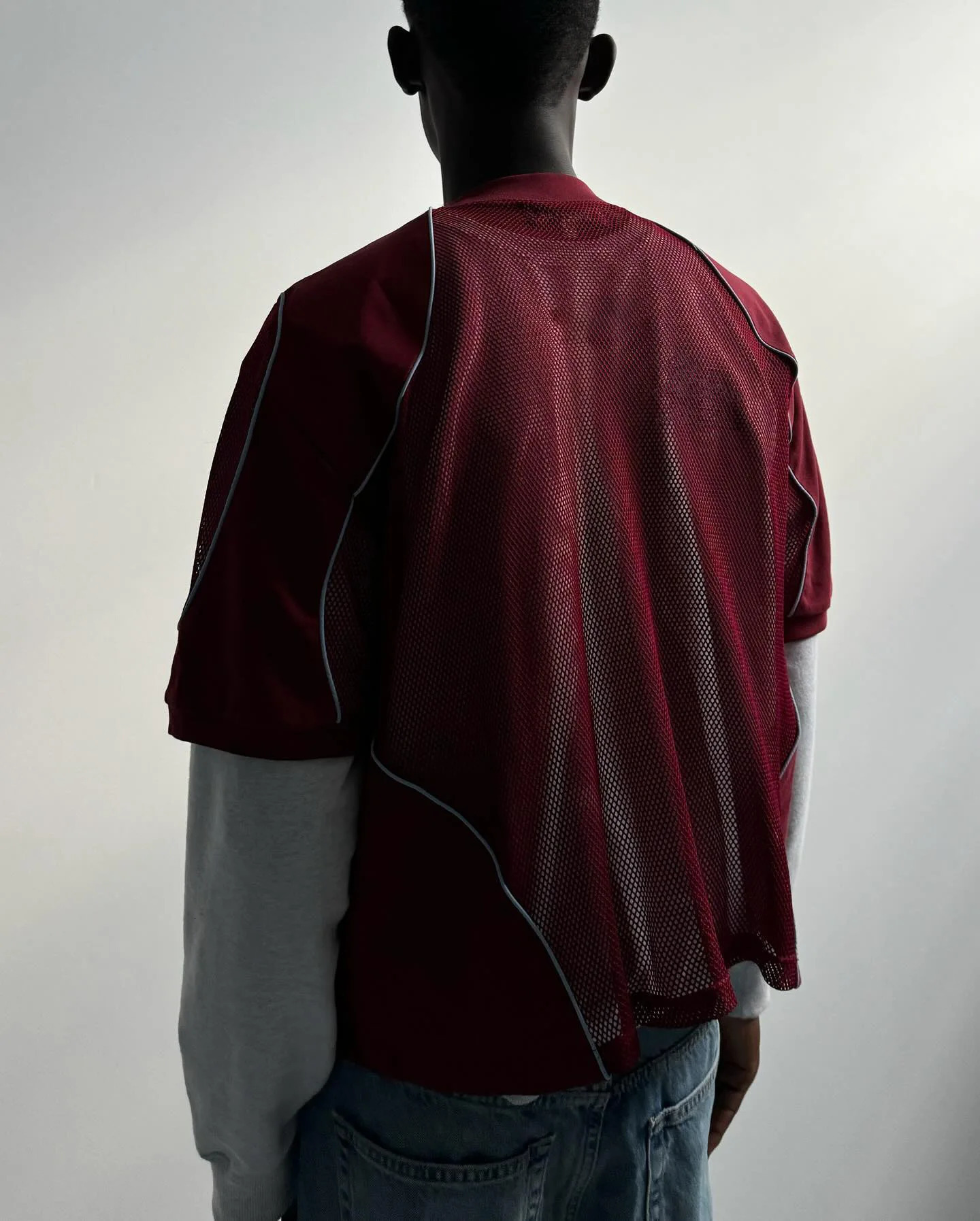 Summer European/American Fashion Mesh Patchwork Loose Top for Men Digital Pattern Printed Breathable Sportswear Couple 250616