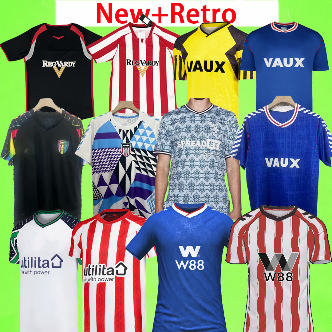 New + retro SUNDERLAND soccer jerseys 2025 2026 2027 Camiseta de futbol 94 95 98 99 00 Training suit football shirt 24 25 26 27 home away third 1990 1991 1992 1993 2005 2006