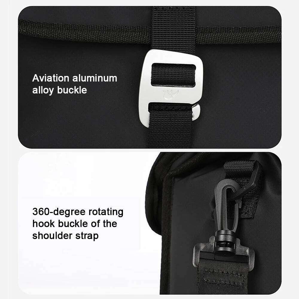 Folding Handlebar Multi-Functional Front Insulated Bike Basket Bag With Rain Cover