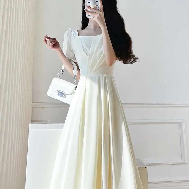 Womens Dress Satin Chic and Elegant Pretty Clothing Evening Female Dresses 2025 Chiffon Midi Prom Silk Party New In Retro Y2k X