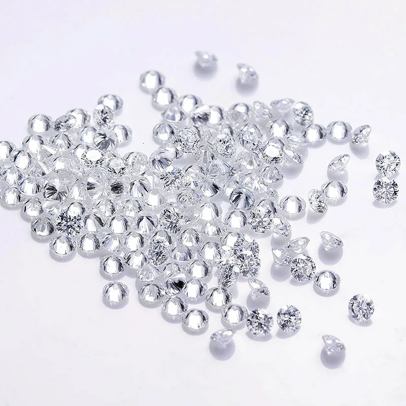 1.0ct / Pack Real Top D Color VVS1 Small Sizes Loose Stones 0.8mm-3.0mm Gemstones Passed Diamond Tested 250617
