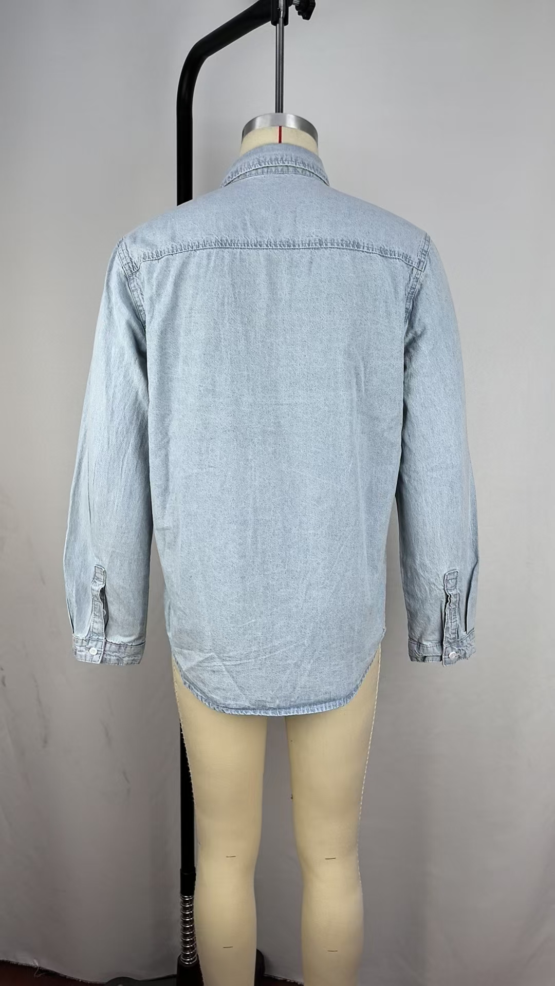 Durable Cotton Blend Jacket for Men Versatile Blue Fabric a wide range of styles