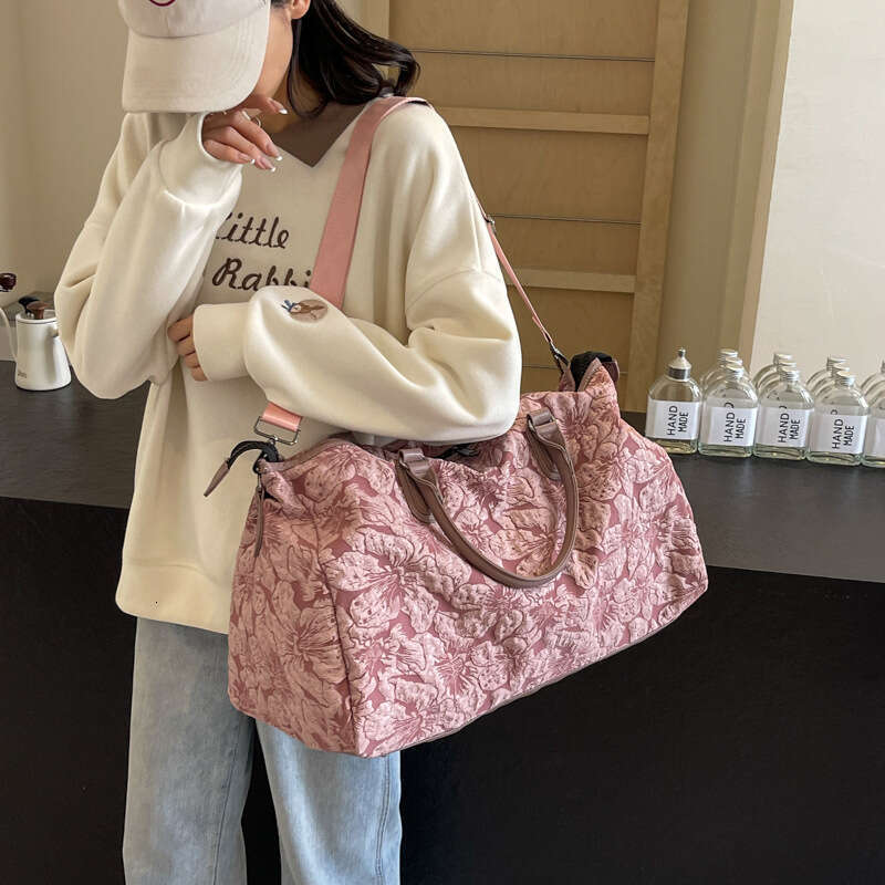 Travel Bag For Women, Large Capacity, Lightweight, Business Trip, Handheld Sports Fitness Bag, High-End Feel, Student Dormitory duffle bag Designers D