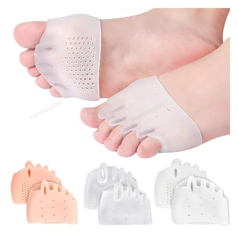 Forefoot Pads Shoe Pad Silicone Insoles Orthopedic Comfortable Shoe Insoles Women Toe separator Foot Care Products Pain Relief 250613