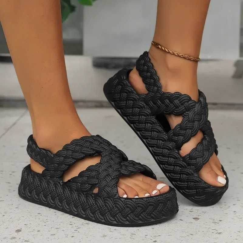 2025 New Platform Sole Hollow Open Toe Womens Sandals Summer Fashion Casual Elegant and Comfortable Running Shoes NO 806-1 Z250617